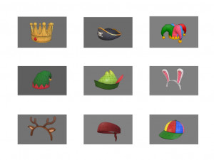 hats and helmet pack 2 3D Model