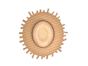 straw hat Modelo 3D