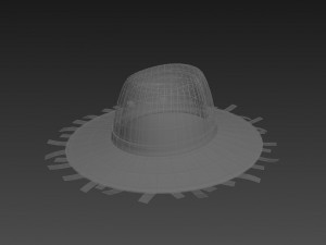 straw hat Modelo 3D