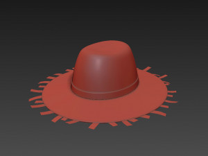 straw hat Modelo 3D