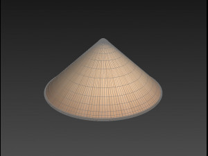 conical hat Model 3D
