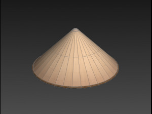 conical hat Model 3D