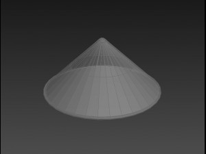 conical hat Model 3D