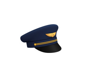 pilot hat 3D 模型