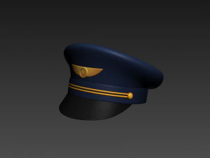 pilot hat 3D Model