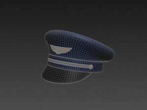 pilot hat 3D 模型