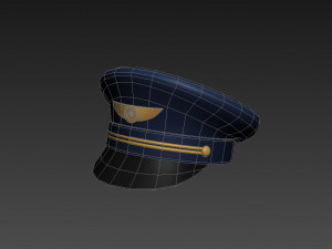 pilot hat 3D 模型