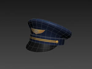 pilot hat 3D Model