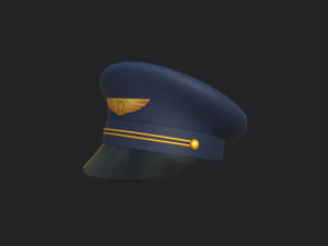pilot hat 3D 模型