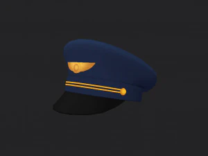 pilot hat 3D Model