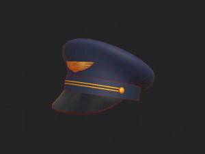 pilot hat 3D 模型