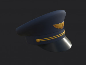 pilot hat 3D 模型