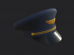 pilot hat 3D Model