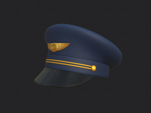 pilot hat 3D 模型