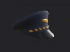 pilot hat 3D Model