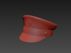 captain hat Modelo 3D
