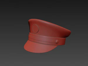 キャプテンの帽子 3Dモデル