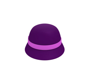 3d cloche hat 3D 模型