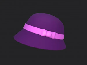 3d cloche hat 3D Model