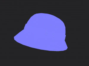 3d cloche hat 3D Model