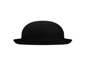 bowler hat Modello 3D