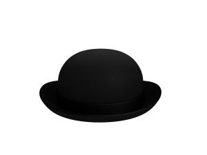 bowler hat Modello 3D