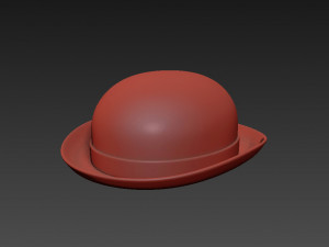 bowler hat Modello 3D