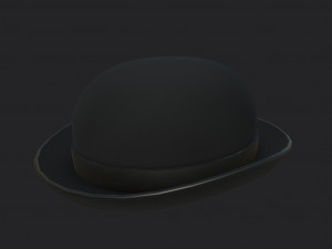 bowler hat Modello 3D