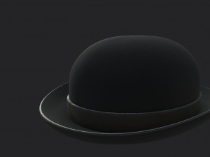 bowler hat Modello 3D