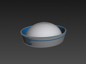 sailor hat 3D Model