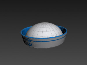 sailor hat 3D Model
