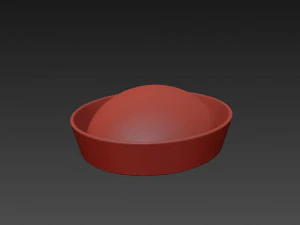 marynarski kapelusz Model 3D