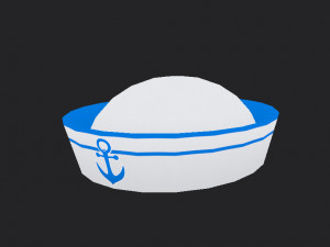 sailor hat 3D Model