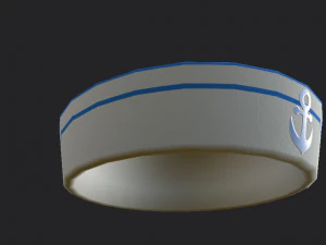 marynarski kapelusz Model 3D