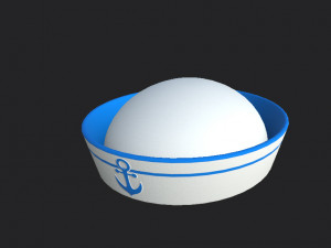 sailor hat 3D Model