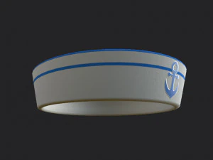 marynarski kapelusz Model 3D