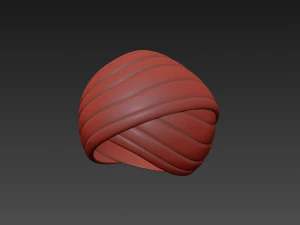 turban 3D Model