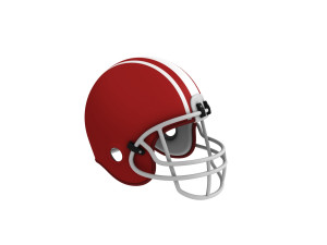 football helmet 3Dモデル