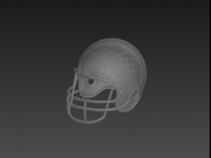 football helmet 3Dモデル