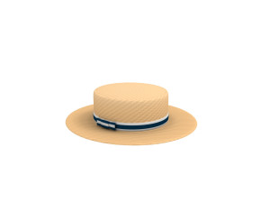 boater hat 3D Model