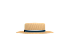 boater hat 3D Model
