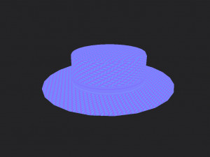 boater hat 3D Model