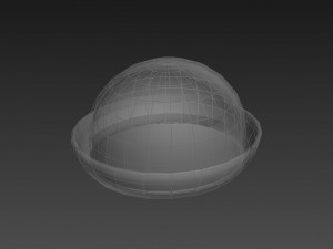 women bowler hat 3D Model