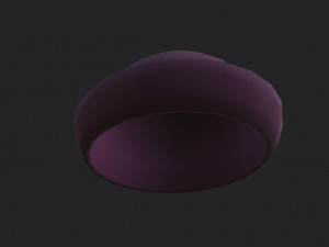 women bowler hat 3D Model