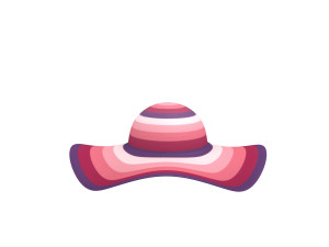 women summer hat 3Dモデル