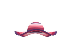 women summer hat 3D Model