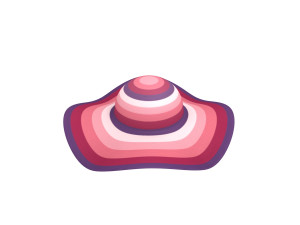 women summer hat 3Dモデル