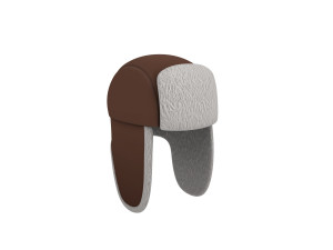 fur hat 3D-Modell