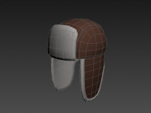 fur hat 3D-Modell