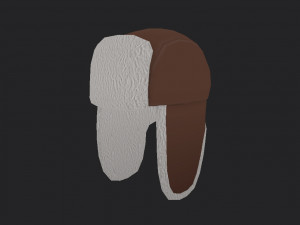 fur hat 3D-Modell